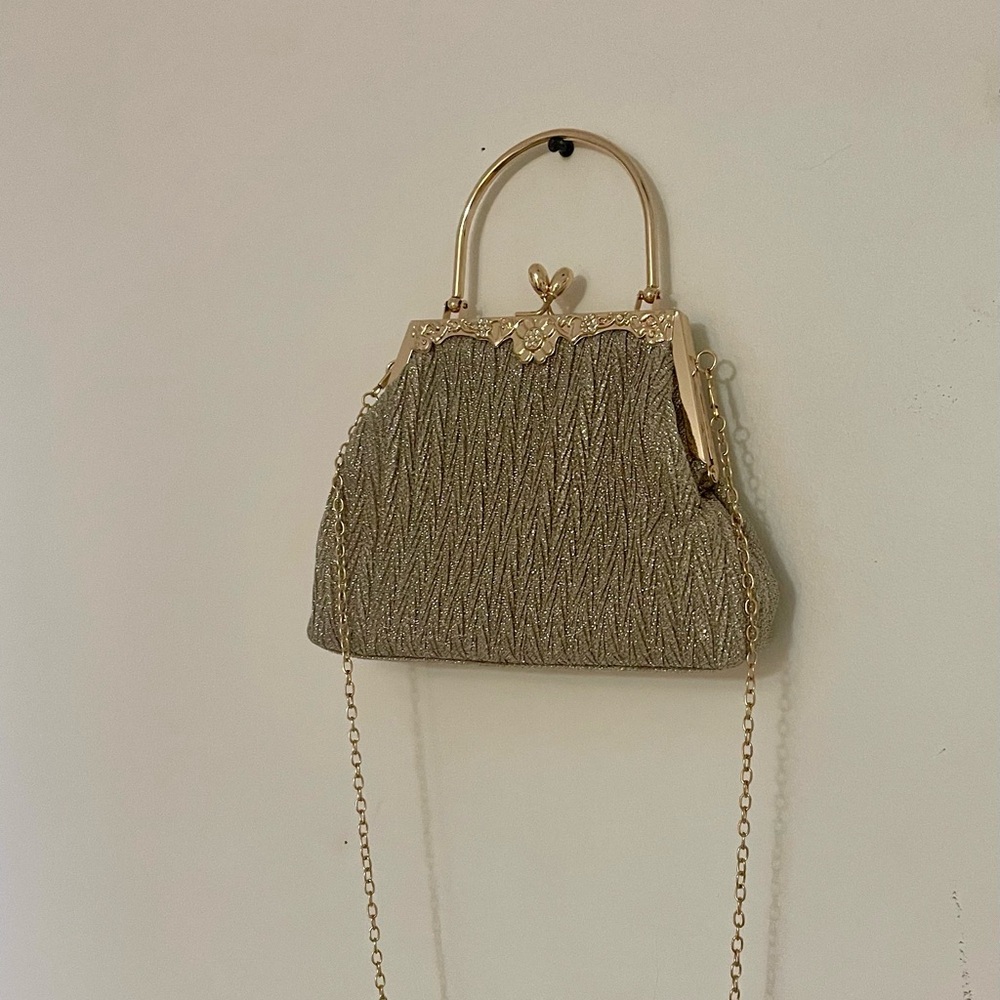 Elegant Gold Handbag